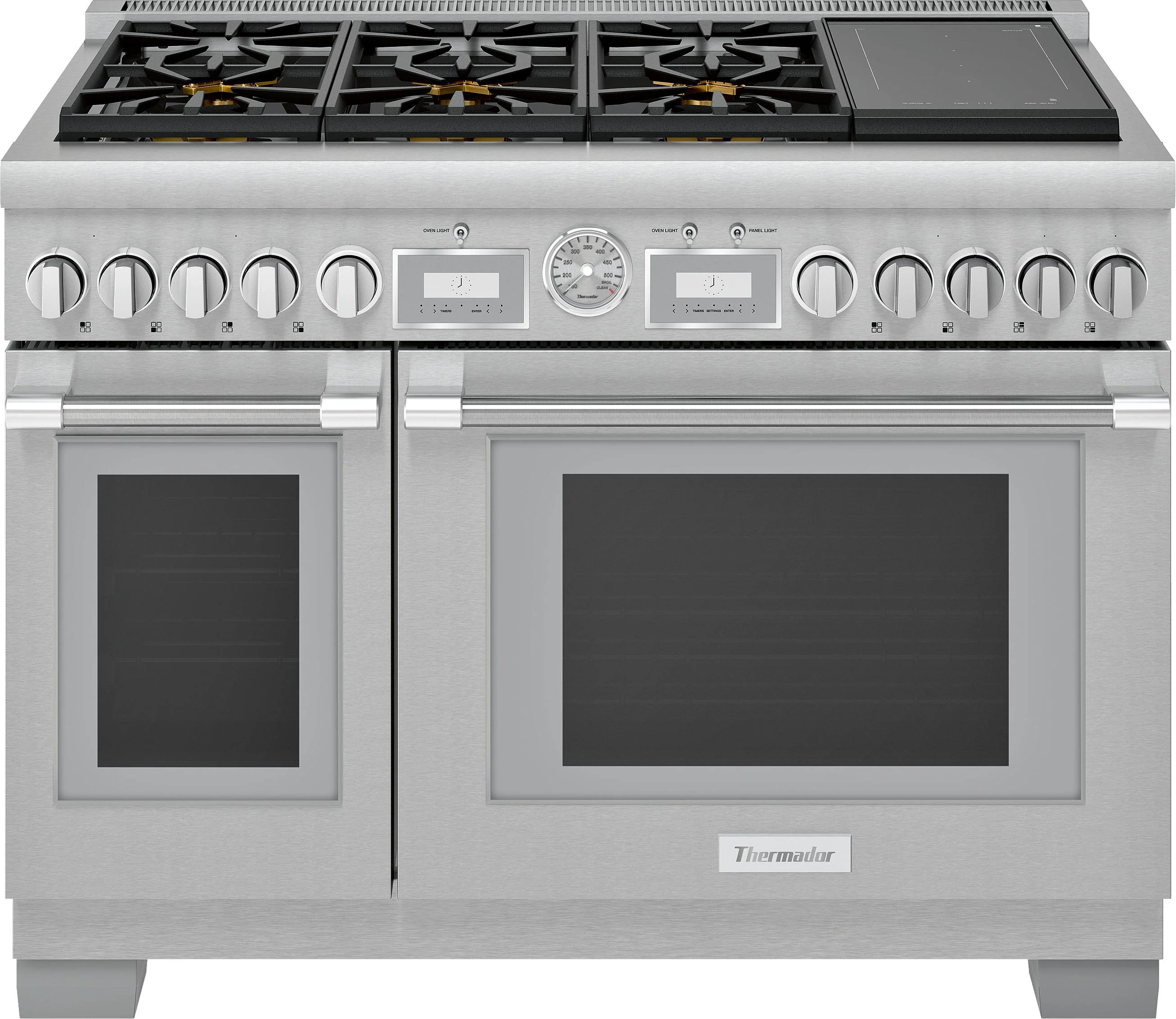 Thermador PRD486WIGU 48 Inch Freestanding Dual Fuel Smart Range ...