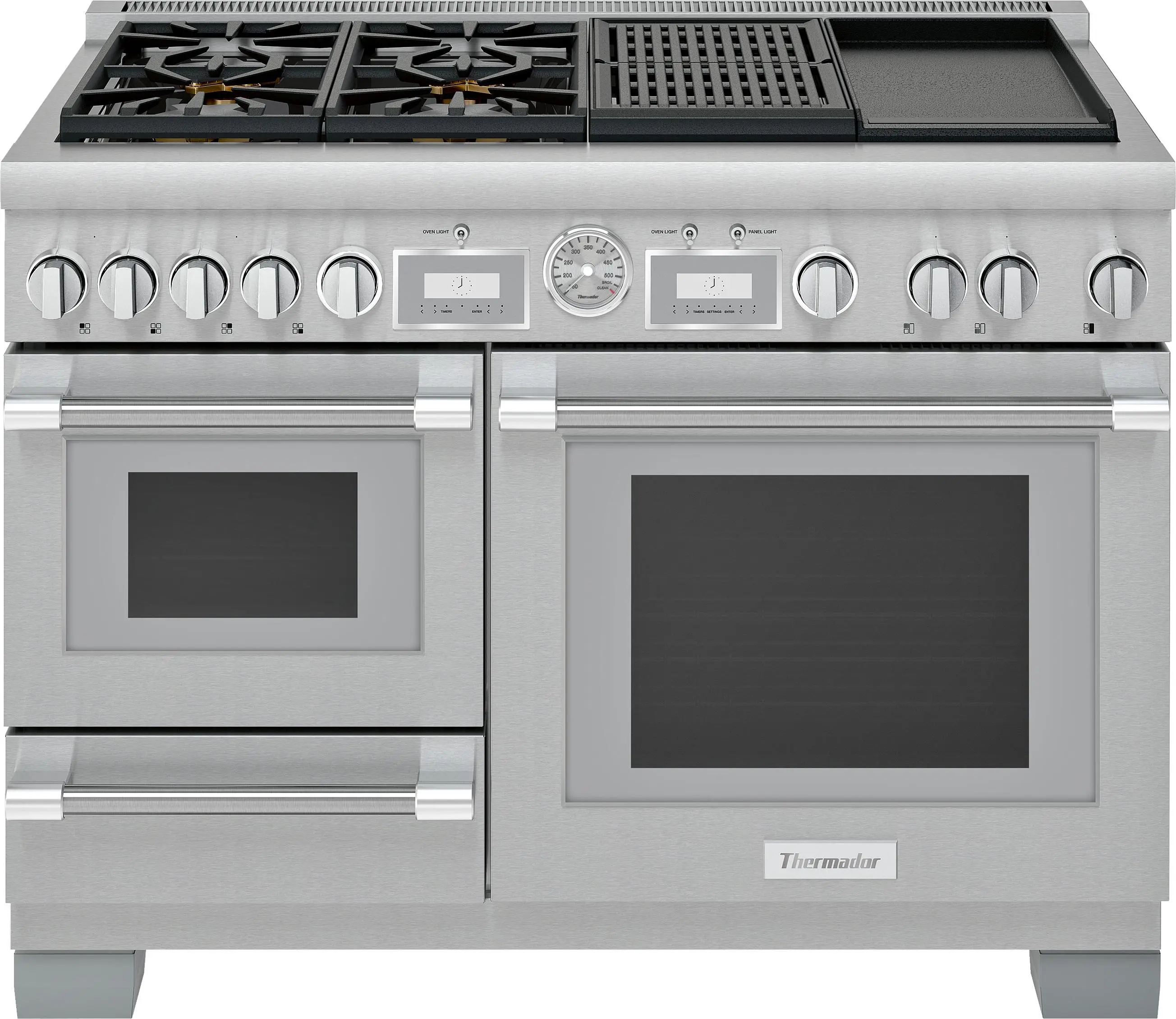 Thermador PRD48WCSGU Stainless Steel with Grill and Griddle