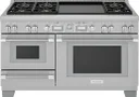 60 Inch Freestanding Smart Pro-Style Dual Fuel Range with Home Connect