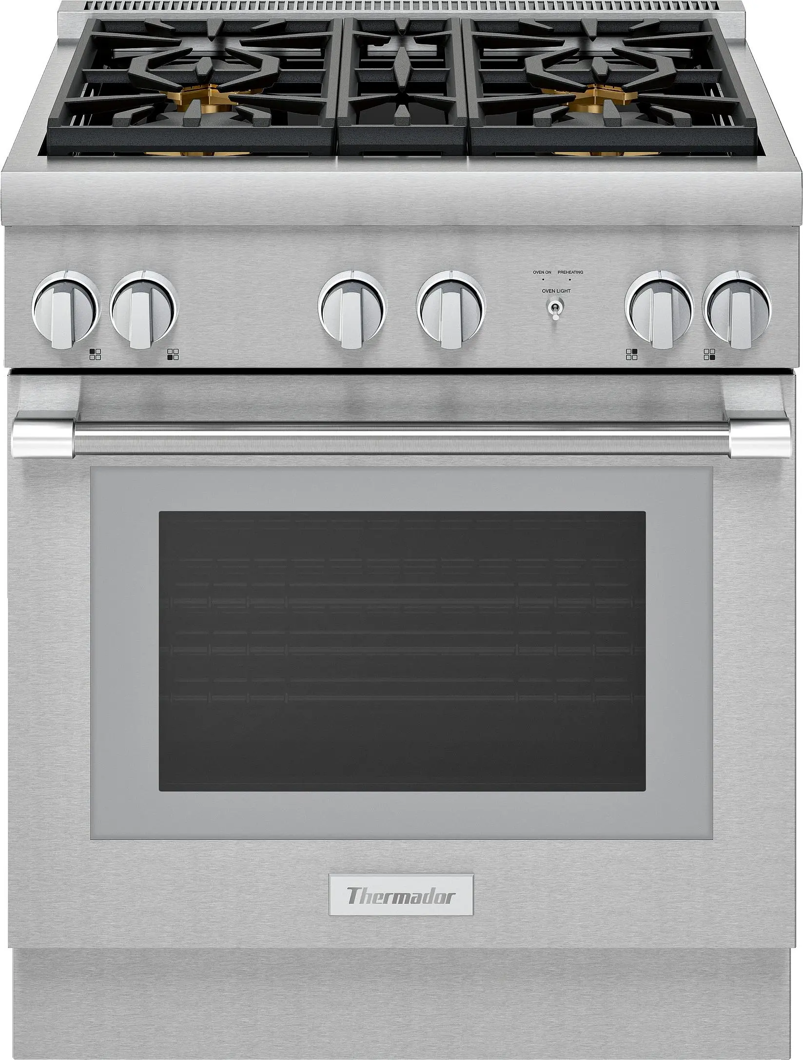 Thermador PRG304WH Stainless Steel with 4 Burners