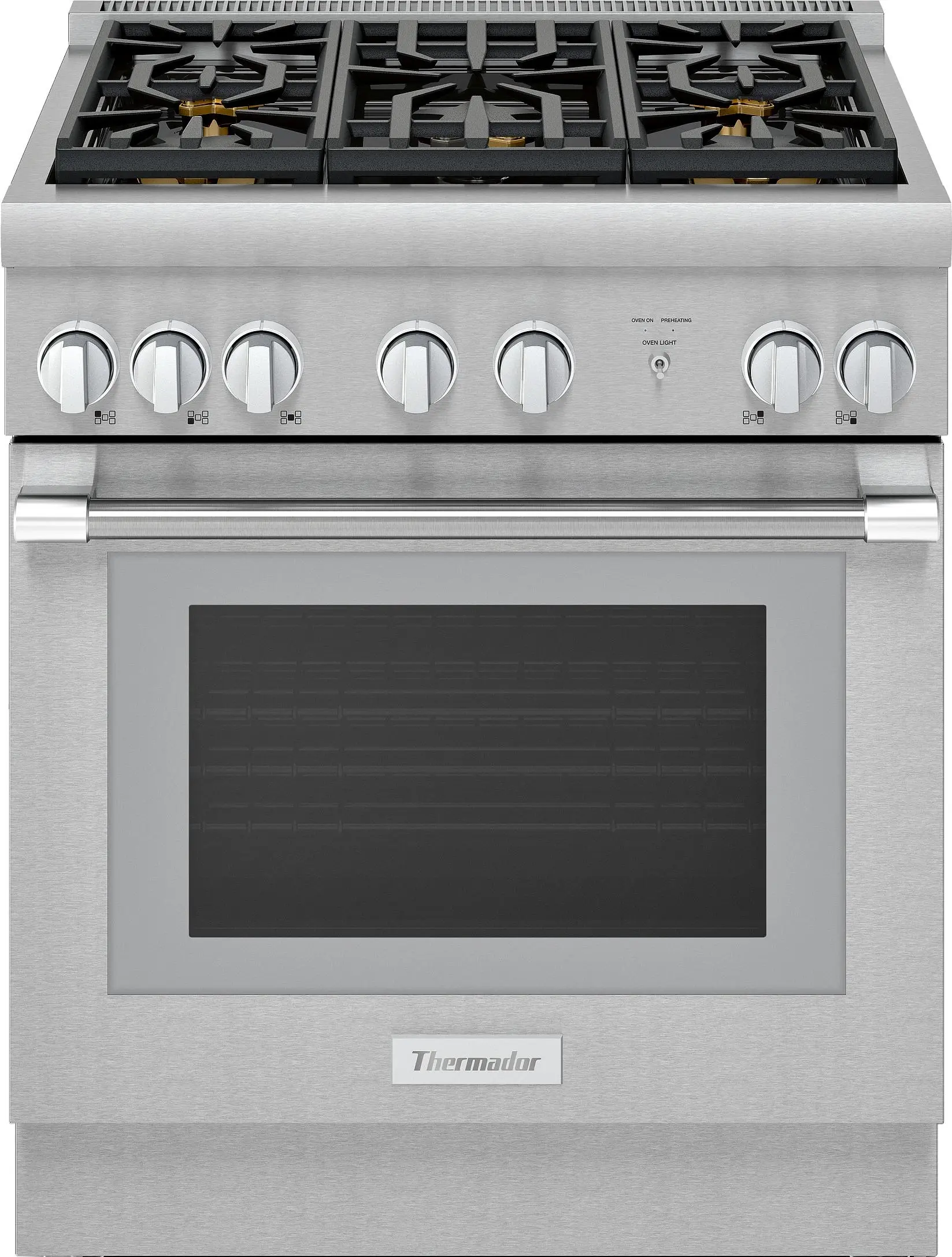 Stainless Steel with 5 Burners