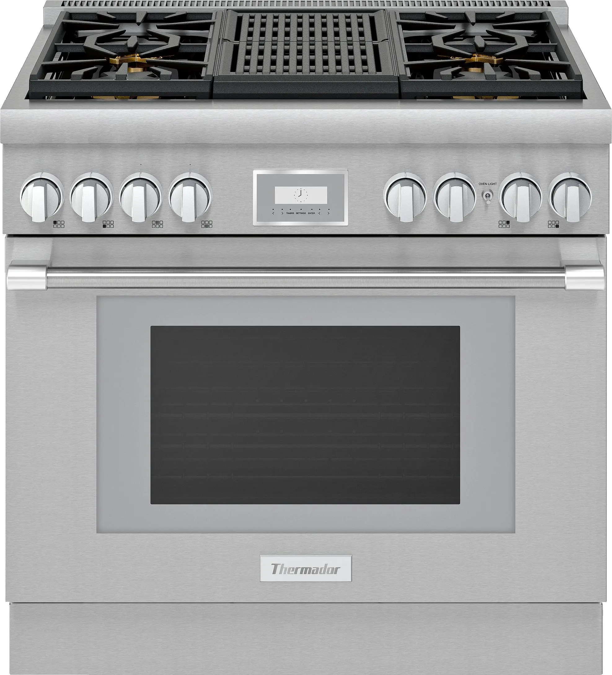 Thermador PRG364WLH Stainless Steel with Grill