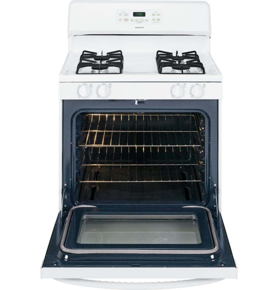 Hotpoint RGB780DEHWW White On White