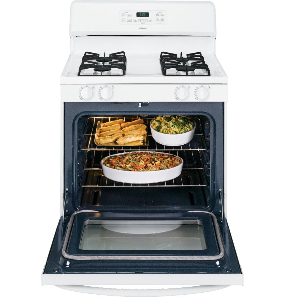 Hotpoint RGB780DEHWW White On White