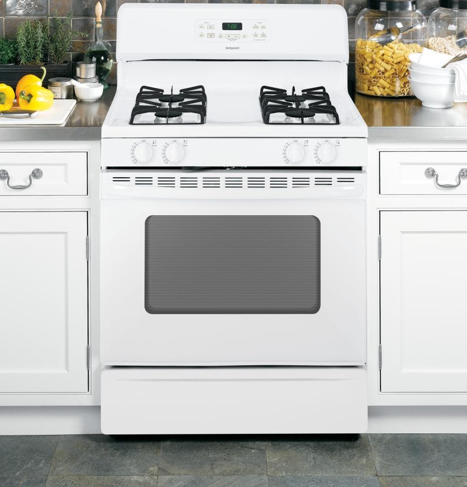 Hotpoint RGB780DEHWW White On White