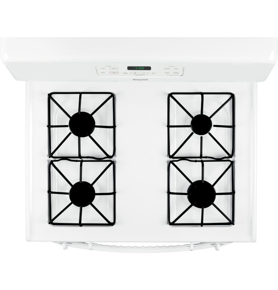Hotpoint RGB780DEHWW White On White