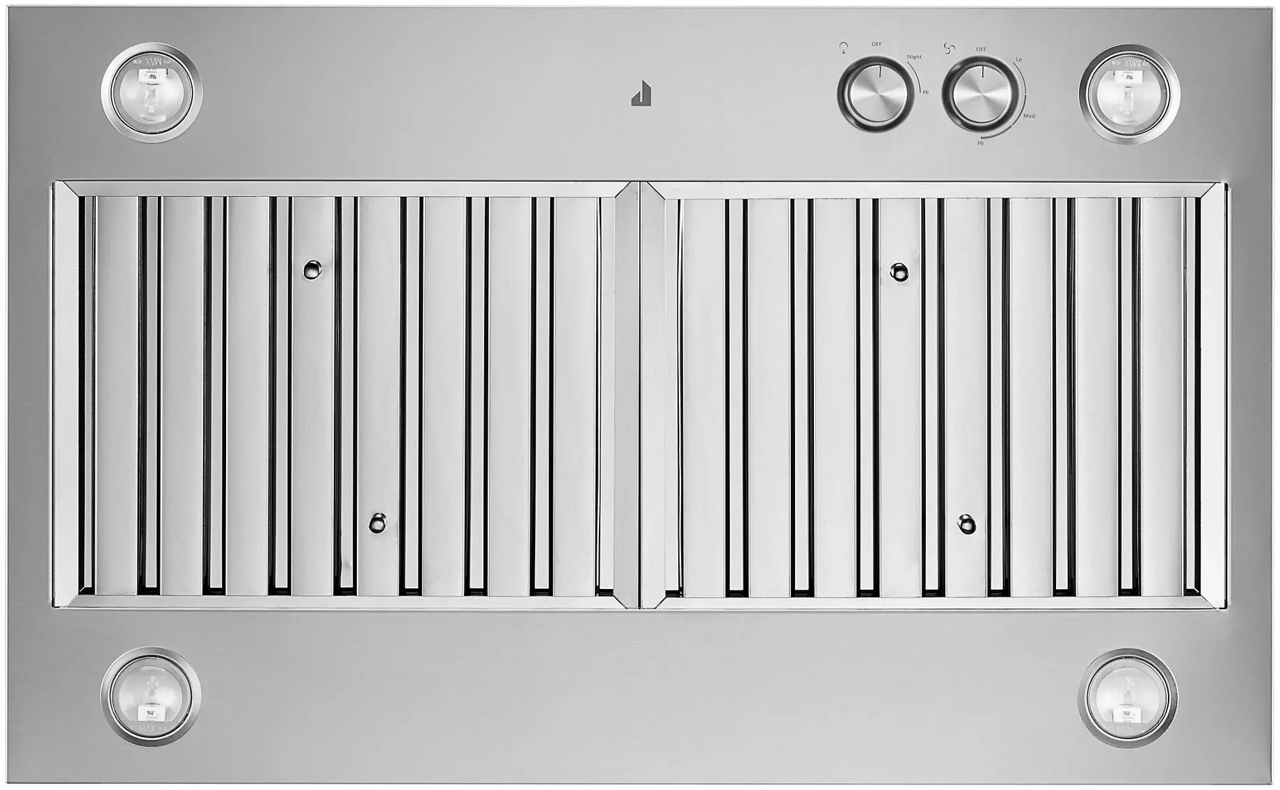 Jenn Air JXL6536HSS 36 Inch Custom Insert Range Hood Stainless