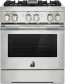 30 Inch Freestanding Dual Fuel Range with 4 Sealed Brass Burners