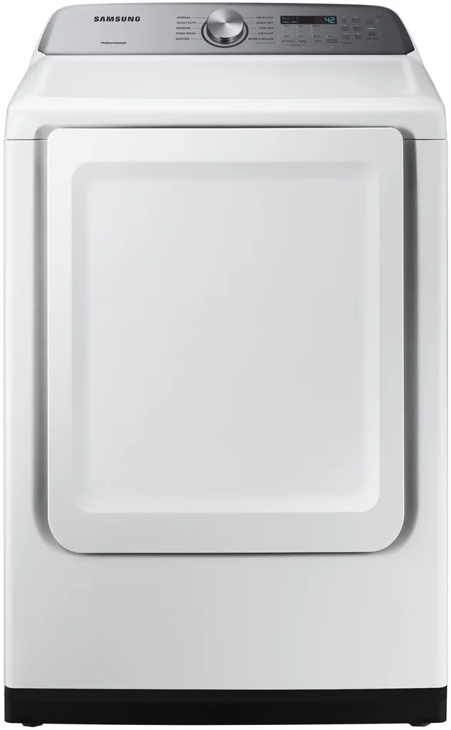 Samsung DVE50R5200W 7.4 cu. ft. Electric Dryer with Sensor Dry White