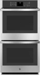 27 Inch Built-In Double Wall Oven with 8.6 cu. ft. Total Capacity, WiFi Connect, Fit Guarantee, Self-Clean, Ten-Pass Bake Element, Eight-Pass Broil Element, Glass Touch Controls, Kitchen Timer, Works with Amazon Alexa, Works with Google Assistant, Built with American Pride, Halogen Interior Lighting, and UL Certification