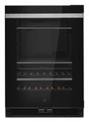 24 Inch Built-In Undercounter Glass Door Beverage Center