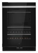 24 Inch Built-In Undercounter Glass Door Beverage Center