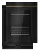 24 Inch Built-In Undercounter Glass Door Beverage Center