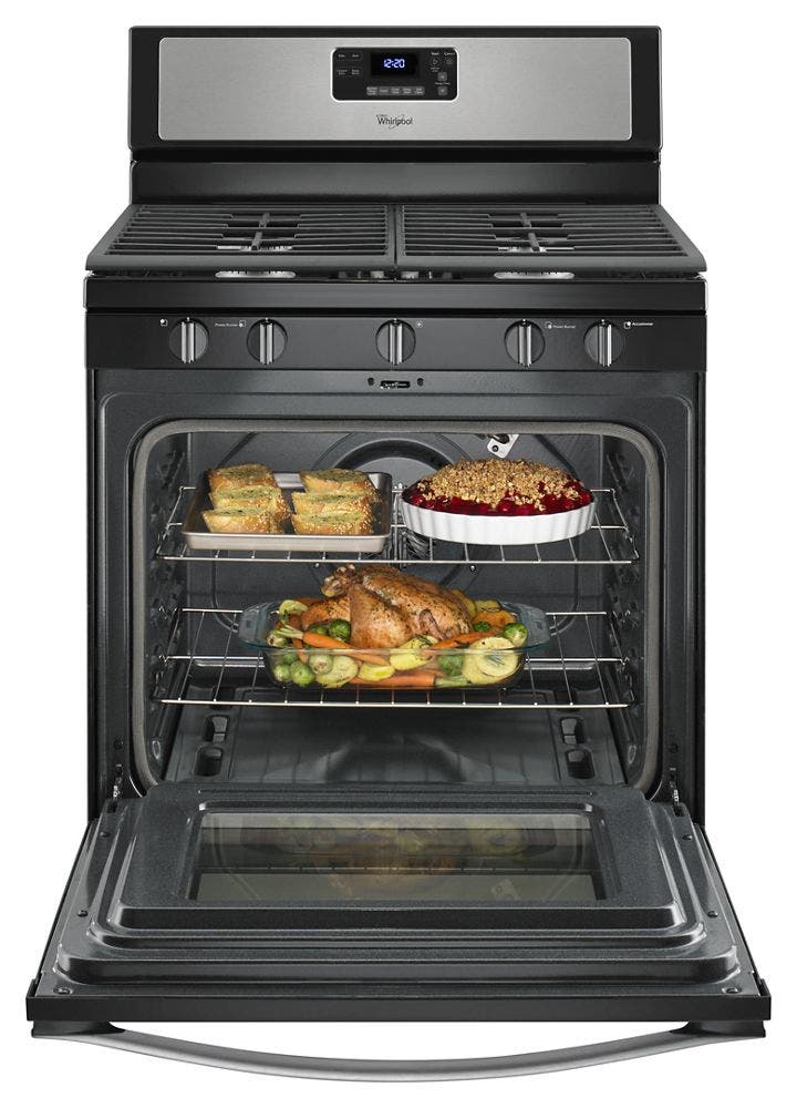 Whirlpool WFG530S0ES Black On Stainless