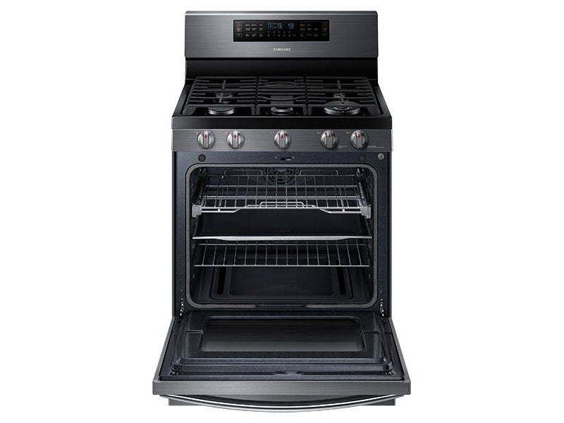 Samsung NX58J7750SG 5.8 Cu. Ft. Gas Flex Duo Range Black Stainless