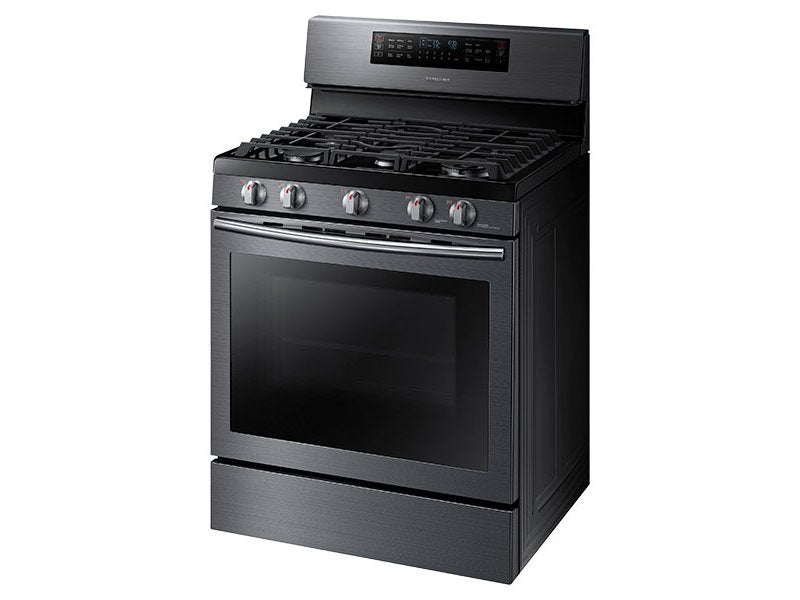 Samsung NX58J7750SG 5.8 Cu. Ft. Gas Flex Duo Range Black Stainless