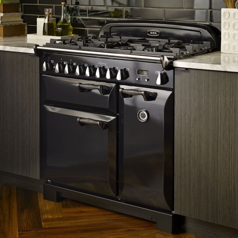 AGA ALEG36DFCRN 36 Inch Pro-Style Dual Fuel Range Cranberry