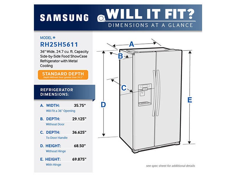 Samsung RH25H5611BC Black