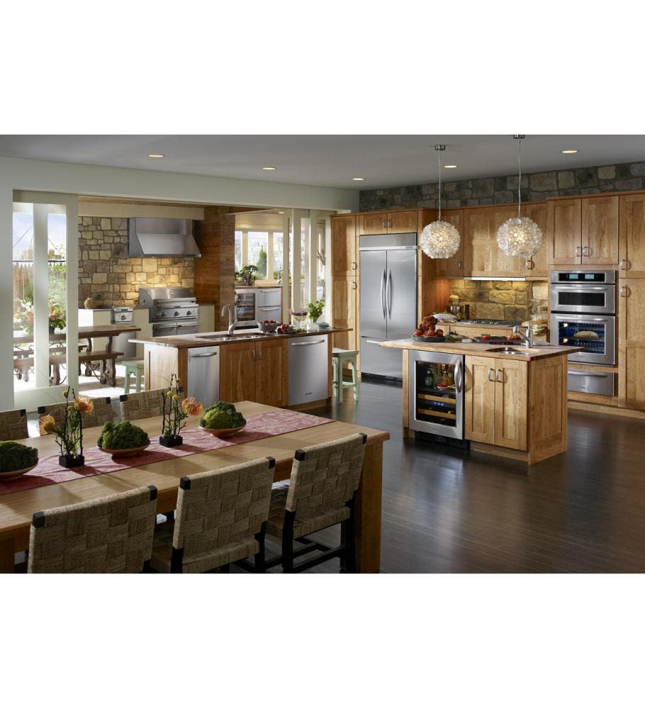 KitchenAid KBCS24LSBS Left-Swing Door/Black-on-Stainless