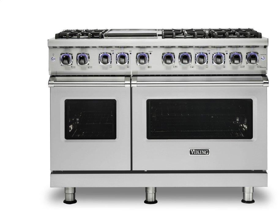 Viking VDR74826GSS 48 Inch Freestanding Dual Fuel Range Stainless