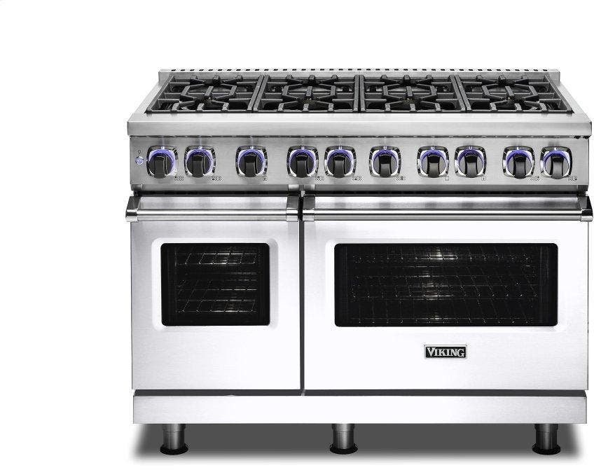 Viking VGR74828BWH White, Natural Gas