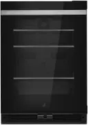 24 Inch, 5.2 Cu. Ft. Built-In Under Counter Glass Door Refrigerator