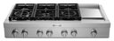 48 Inch Commercial-Style Gas Rangetop with 6 Burners, Electric Griddle, Ultra Power™ Dual-Flame Burners, Convertible Grates, Simmer Burner, Melt Burner and UL Certified