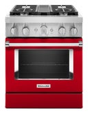30 Inch Freestanding Dual Fuel Smart Range with 4 Sealed Burners, 4.1 cu. ft. Convection Oven, Ultra Power™ Dual-Flame Burners, Convertible Grates, Self-Clean, and Star K