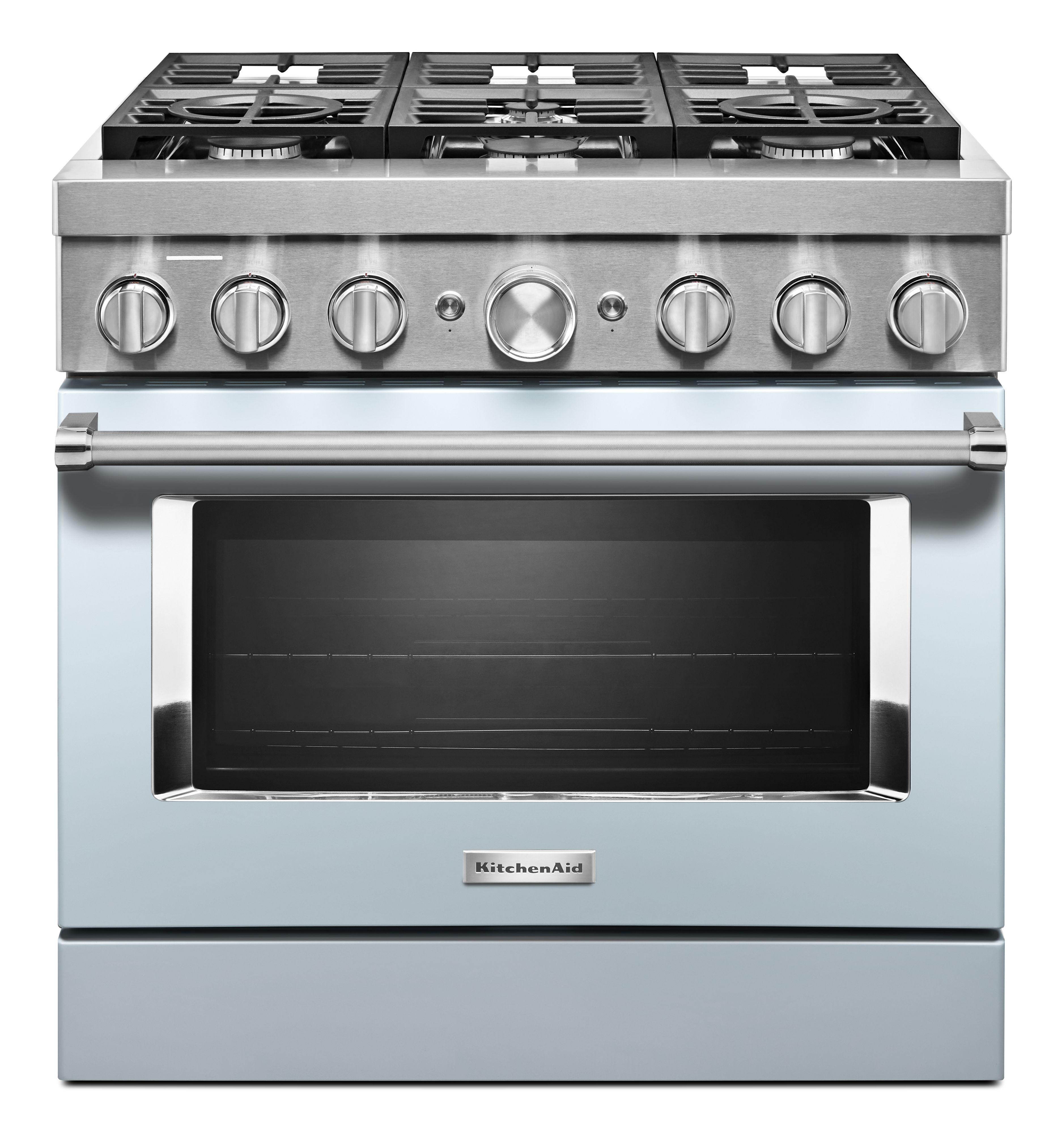 KitchenAid Dual Fuel Range (KFDC506JMB) - Misty Blue KitchenAid Dual Fuel Range (KFDC506JMB) - Misty Blue