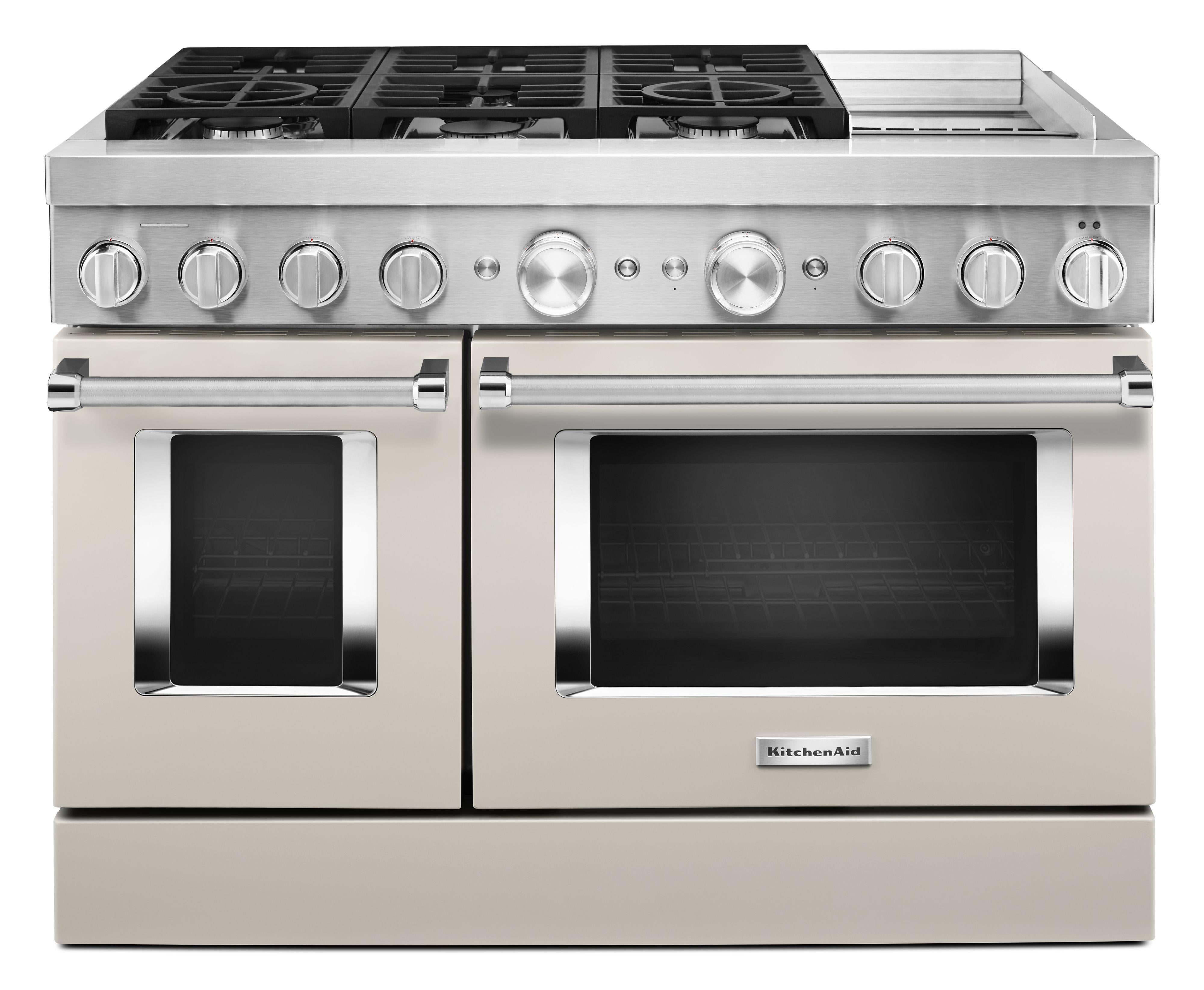 KitchenAid KFDC558JMH 48 Freestanding Dual Fuel Smart Range