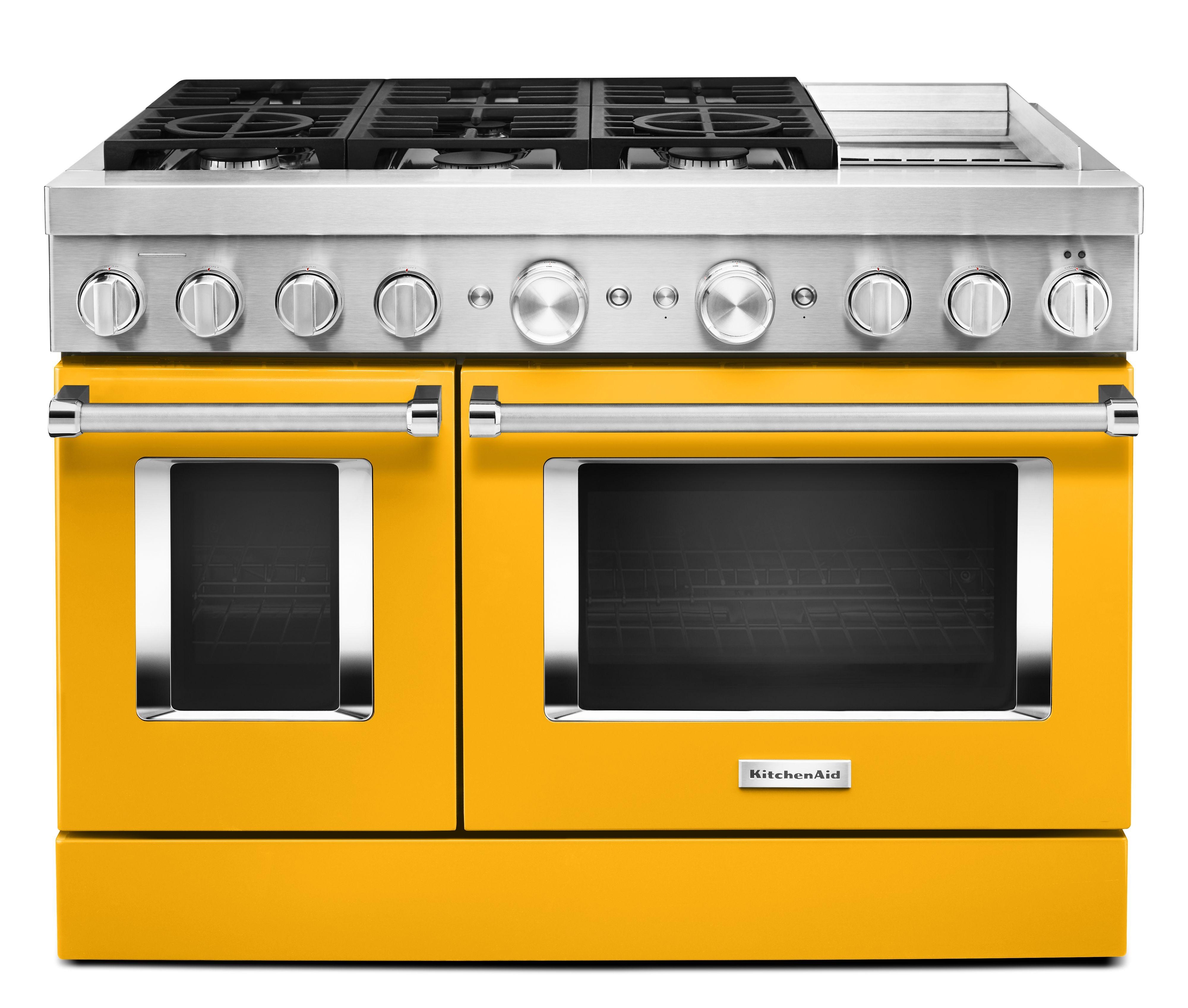 KitchenAid Dual Fuel Range (KFDC558JYP) - Yellow Pepper KitchenAid Dual Fuel Range (KFDC558JYP) - Yellow Pepper
