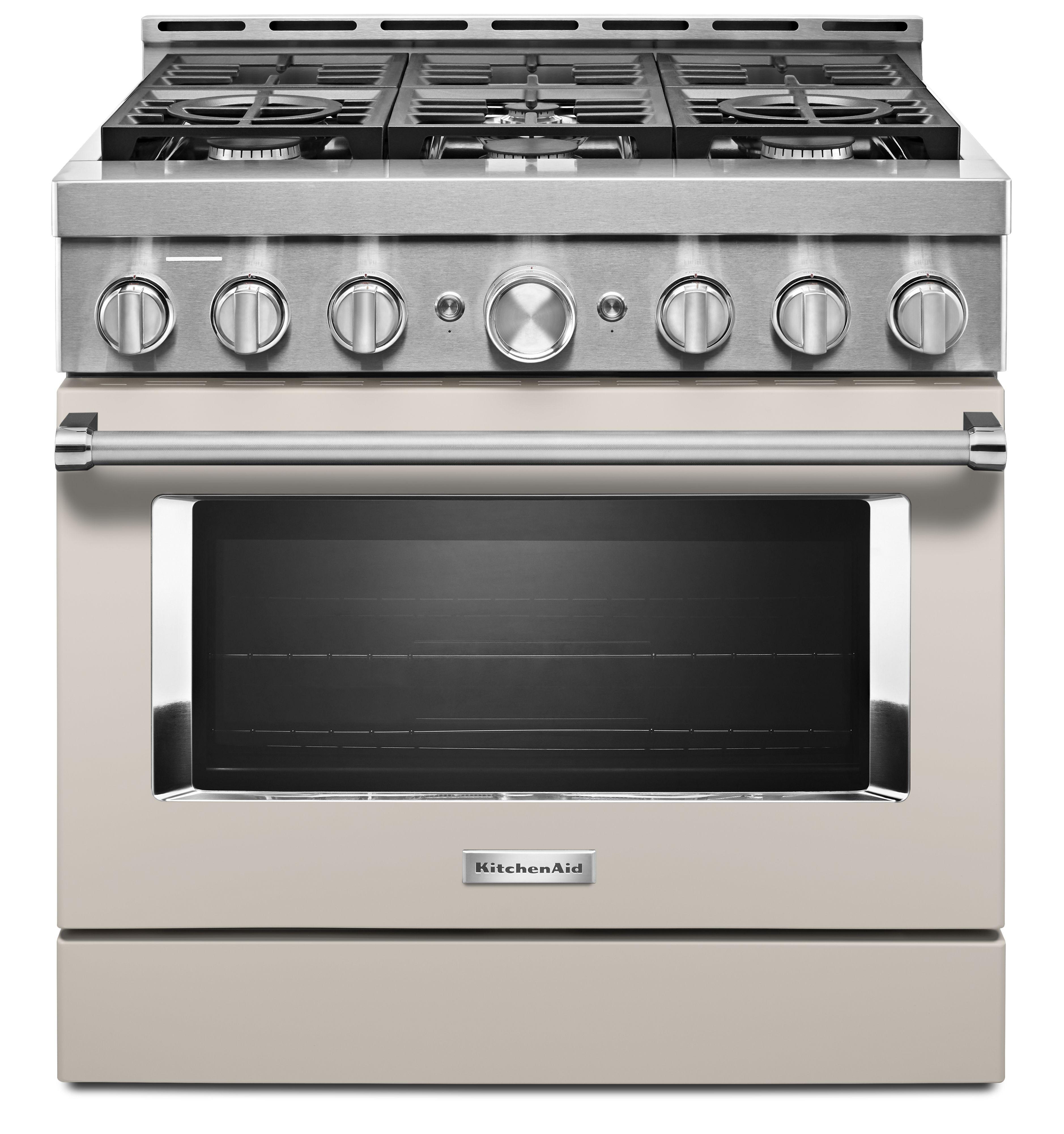 KitchenAid Gas Range (KFGC506JMH) - Milkshake KitchenAid Gas Range (KFGC506JMH) - Milkshake