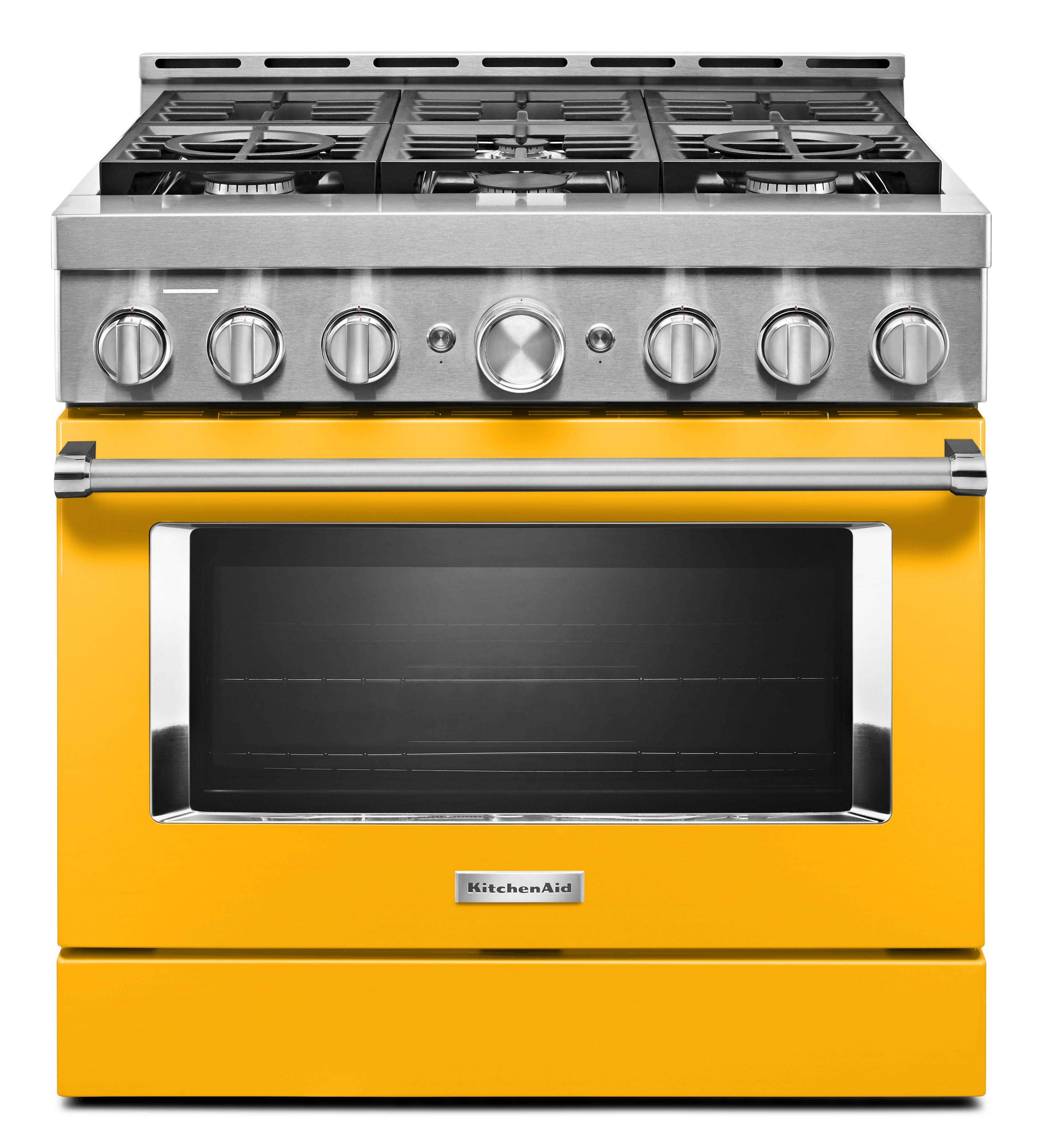 KitchenAid Gas Range (KFGC506JYP) - Yellow Pepper KitchenAid Gas Range (KFGC506JYP) - Yellow Pepper
