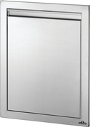 18 Inch Reversible Single Door with Anodized Aluminum and Handles