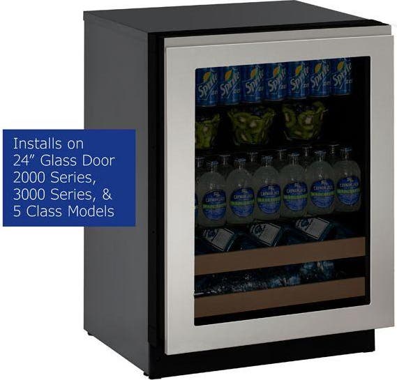 Stainless Handleless Panel 24" Frame
