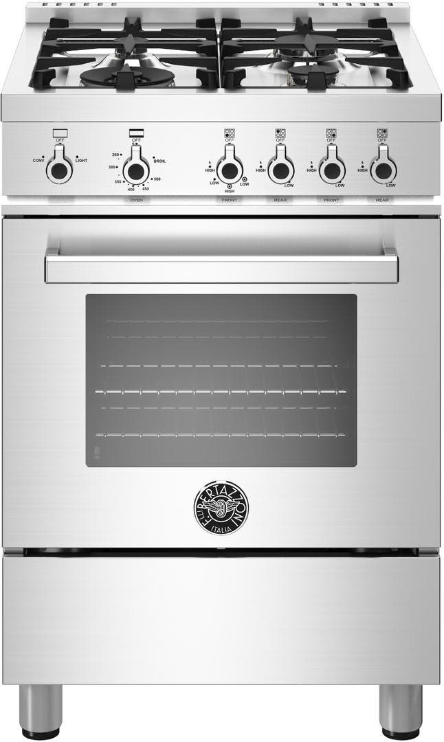 Bertazzoni PROF244GASX Stainless Steel, Natural Gas