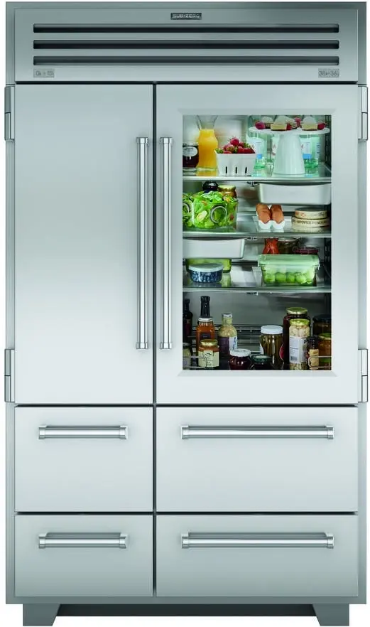 48 Inch Built In Smart Side By Side Refrigerator/Freezer
