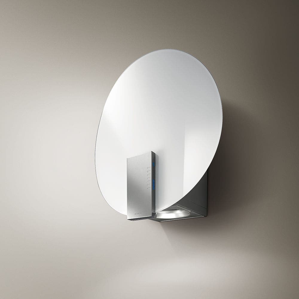 Elica ESP630WT White Glass with Stainless Steel