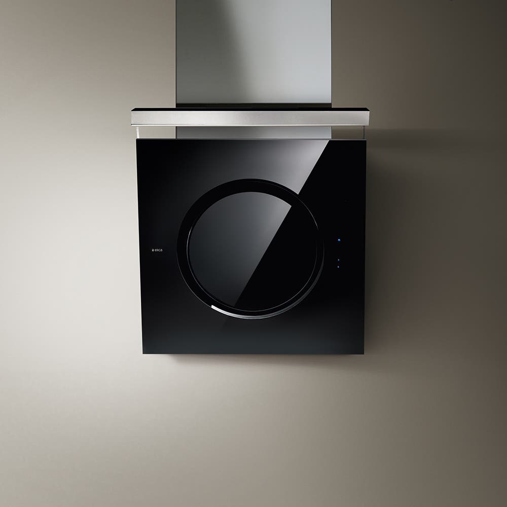 Elica EOM431BL Black Glass with Stainless Steel Trim