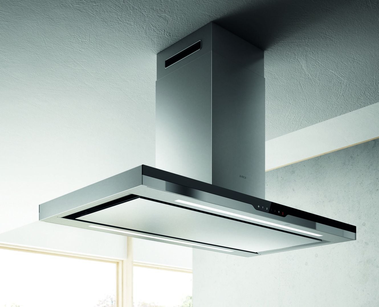 Elica EMI648SS 48 Inch Island Mount Ducted Hood Stainless Steel with