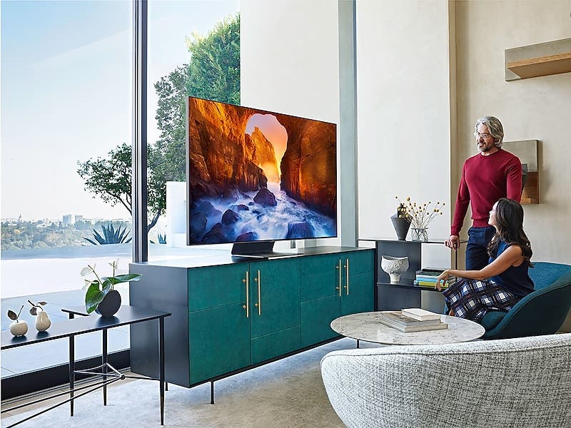Samsung Electronics QN82Q90RAFXZA 82 Inch, Carbon Silver