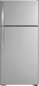 Top Freezer Refrigerator With Handle No Icemaker With Energy Star Energy 17 Cubic Feet Capacity Glass Shelves And Texture Door Right Door Swing