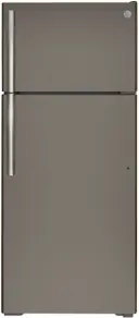 Top Freezer Refrigerator With Handle No Icemaker With Energy Star Energy 18 Cubic Feet Capacity Glass Shelves And Texture Door Right Door Swing