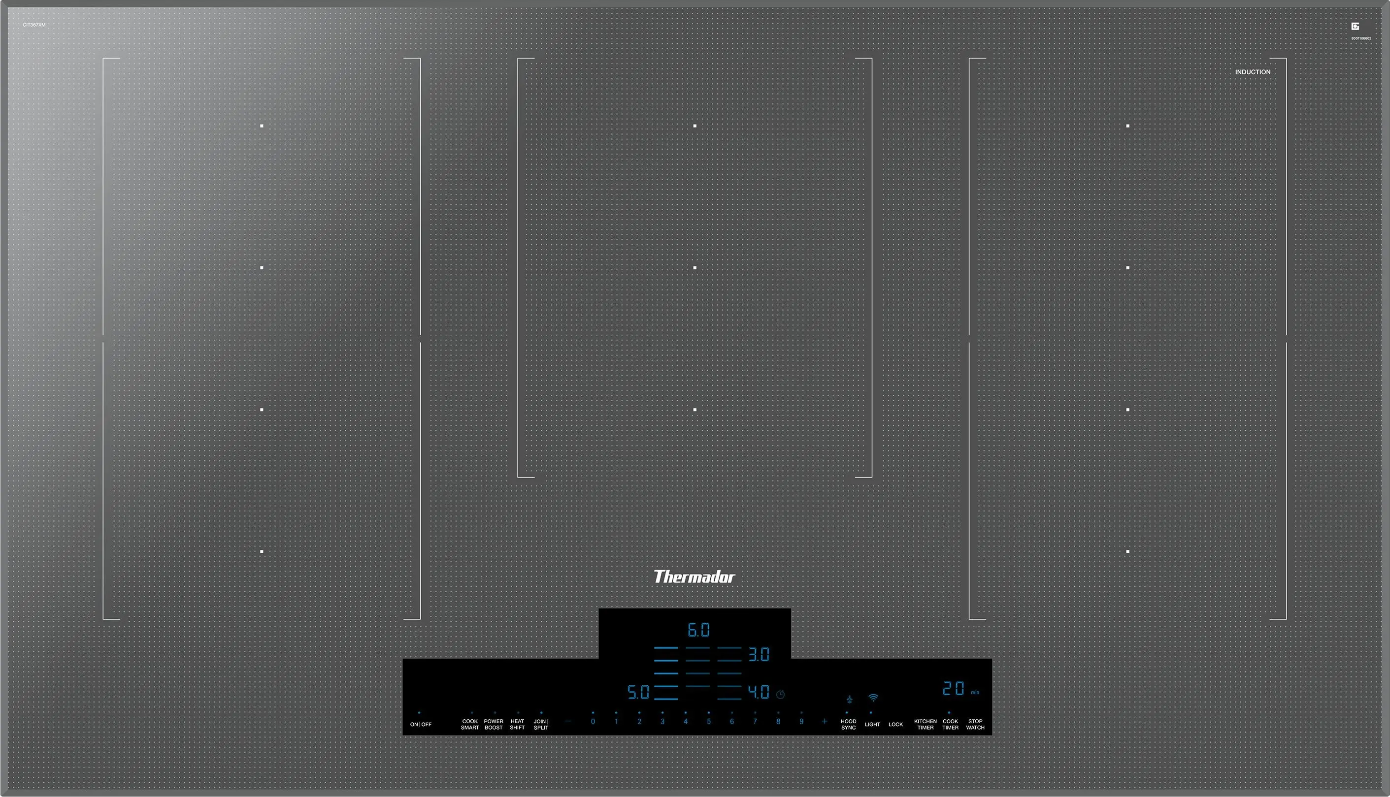 Thermador CIT367XM Silver Mirror, Frameless