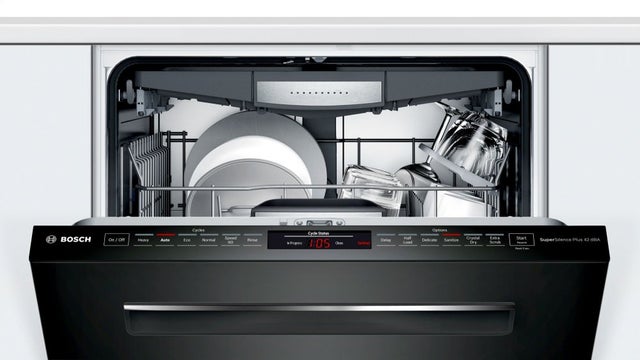 Bosch SHP878ZD6N 800 Series Dishwasher 24" Black Shp878zd6n: Black
