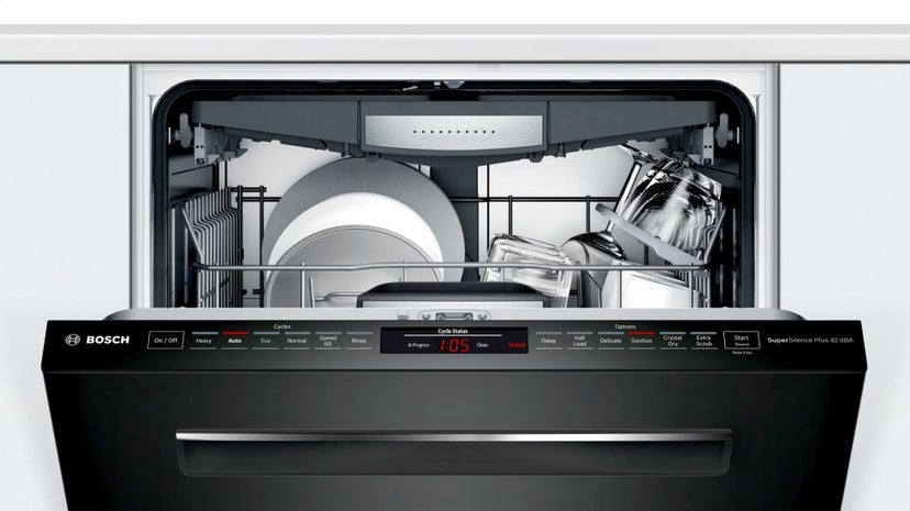 Bosch SHP878ZD6N 800 Series Dishwasher 24" Black Shp878zd6n: Black