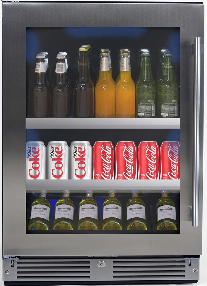 XO XOU24BCGSR 24 Inch Beverage Center Fingerprint Resistant