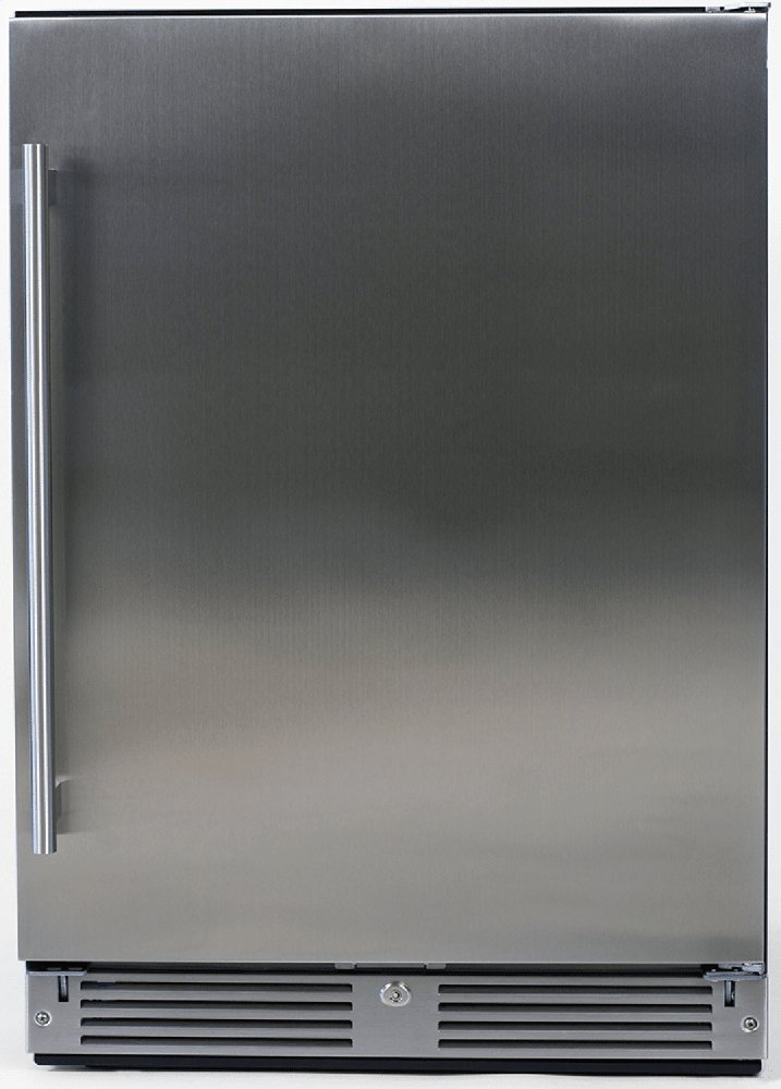 24 Inch Outdoor Refrigerator with Glass Shelves