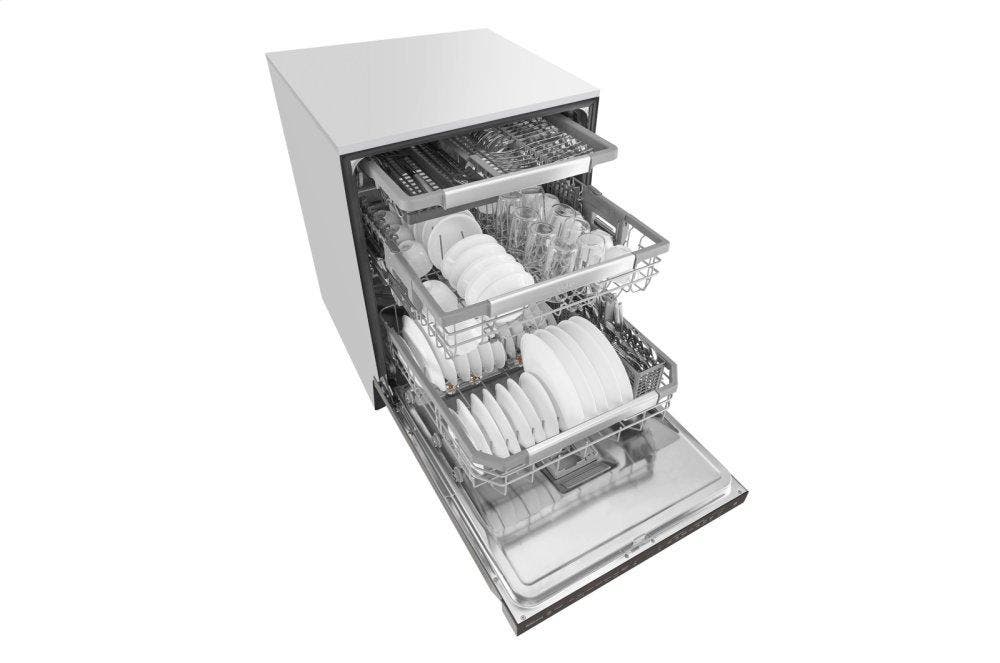 LG LDP7708BD Black Stainless Steel