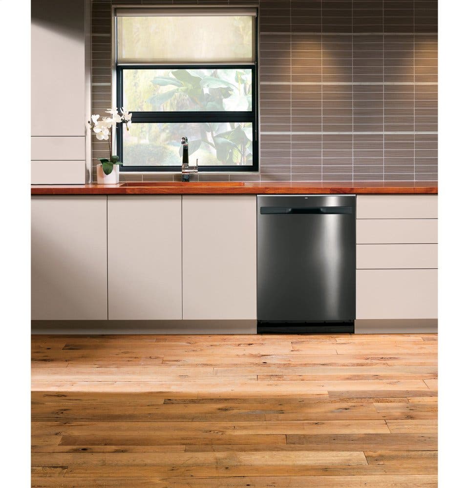 GE GDP695SBMTS Black Stainless